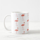 Vrouwelijk roze Flamingo patroon Koffiemok (Links)