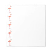 Vrouwelijk roze Flamingo patroon Notitieblok (Voorkant)