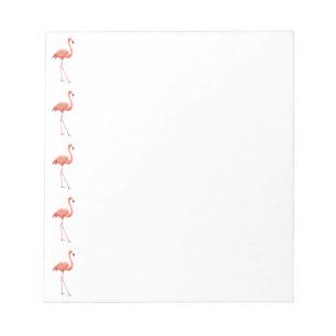 Vrouwelijk roze Flamingo patroon Notitieblok