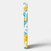  vrouwelijk wit bloemmotief Case-Mate iPhone case (Achterkant / Links)