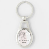 Vrouwelijke aangepaste Sleutelhanger (Voorkant)