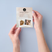 Vrouwelijke Abstracte Waterverf Paint Promotional Flyer (Hand)