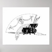 Vrouwelijke Accessoires van 1920 en kunst Poster (Voorkant)