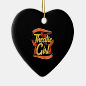 Vrouwelijke Actress Musical Broadway Actress Acter Keramisch Ornament (Rechts)