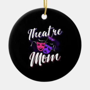 Vrouwelijke actrice mam Drama Actress Stage Keramisch Ornament