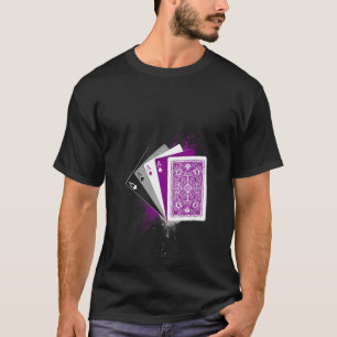 Vrouwelijke asexualiteit Vlaggenspeelkaarten T-shirt