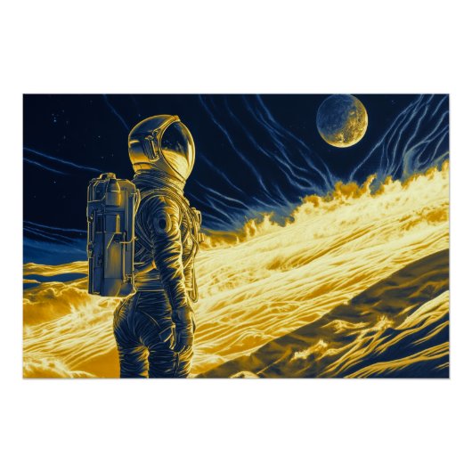 Vrouwelijke Astronaut Perfect Poster (Voorkant)
