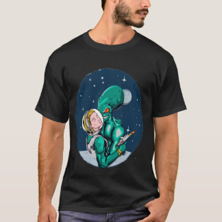 vrouwelijke astronaut t-shirt