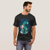 vrouwelijke astronaut t-shirt (Voorkant volledig)