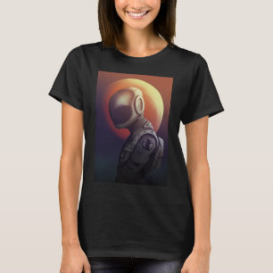 Vrouwelijke astronaut t-shirt