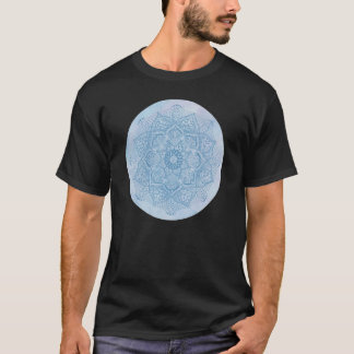 vrouwelijke blauw ventilator Zen Boho Lotus M T-shirt