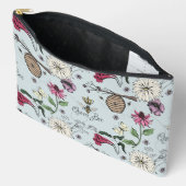 Vrouwelijke Blauwe Koningin bij & Gouden Kroon Etui (Open)