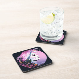 "Vrouwelijke bloei" Schoonheid van vrouwen Bier Onderzetter