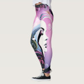 "Vrouwelijke bloei" Schoonheid van vrouwen Leggings (Links)