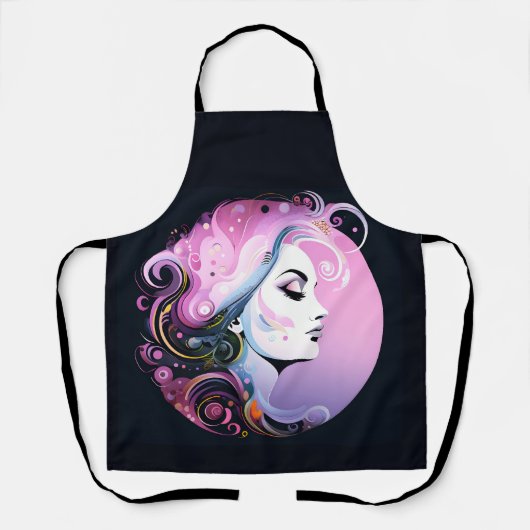 "Vrouwelijke bloei" Schoonheid van vrouwen Schort (Voorkant)