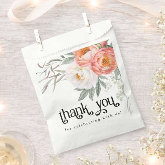 Vrouwelijke Bloemen Baby in Bloom Baby shower Bedankzakje (Geknipt)