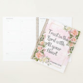 Vrouwelijke Bloemen Christelijke Vrouwen Planner (Display)