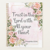 Vrouwelijke Bloemen Christelijke Vrouwen Planner (Voorkant)