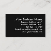 Vrouwelijke Bloemen Waterverf Rozen Visitekaartje (Achterkant)