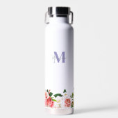 Vrouwelijke Boho Botanische Wildbloemen met Monogr Waterfles (Voorkant)