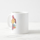 Vrouwelijke Bokser Koffiemok (Voorkant links)