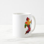 Vrouwelijke bokser koffiemok (Voorkant rechts)
