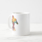Vrouwelijke bokser koffiemok (Voorkant links)