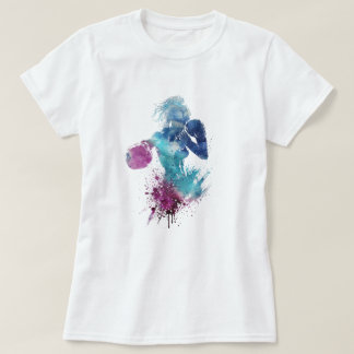 Vrouwelijke bokser t-shirt