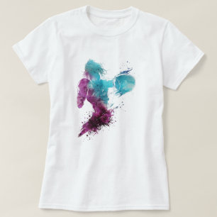 Vrouwelijke bokser t-shirt