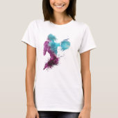 Vrouwelijke bokser t-shirt (Voorkant)