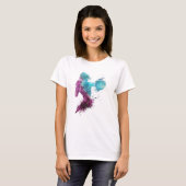 Vrouwelijke bokser t-shirt (Voorkant volledig)