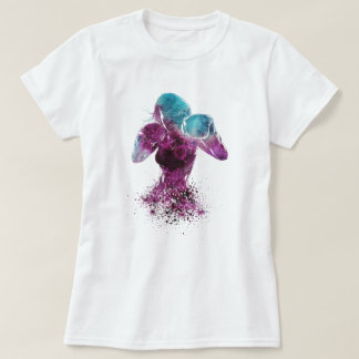 Vrouwelijke bokser t-shirt