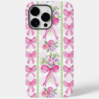 Vrouwelijke boog bloemenaquarel ontwerp Case-Mate iPhone 14 pro max hoesje