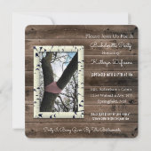 Vrouwelijke Bossen en Bachelorette Kaart (Achterkant)