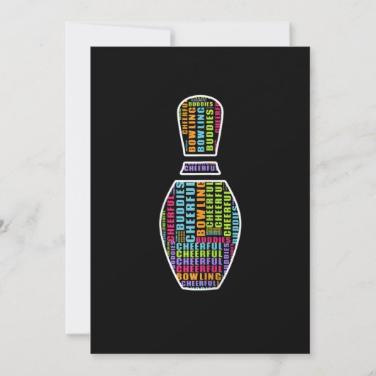 Vrouwelijke Bowling Squad Artwork T-Shirt Save The Date (Voorkant)