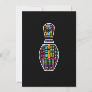 Vrouwelijke Bowling Squad Artwork T-Shirt Save The Date