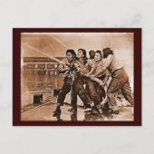 Vrouwelijke brandweerlieden Pearl Harbour 7 decemb Briefkaart (Voorkant)