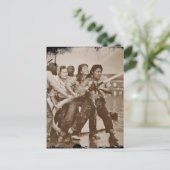 Vrouwelijke brandweermannen Pearl Harbour 7 decemb Briefkaart (Staand voorkant)