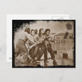 Vrouwelijke brandweermannen Pearl Harbour 7 decemb Briefkaart (Voorkant / Achterkant)