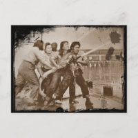 Vrouwelijke brandweermannen Pearl Harbour 7 decemb