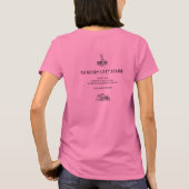 Vrouwelijke Bunny 4 Life T-Shirt (Achterkant)