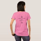 Vrouwelijke Bunny 4 Life T-Shirt (Achterkant volledig)
