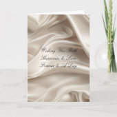  vrouwelijke champagne gouden romantische bruiloft kaart (Voorkant)