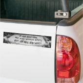 Vrouwelijke chauffeurs bumpersticker (Op Truck)