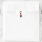 Vrouwelijke Chef Hart Sticker (Tas)