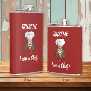 Vrouwelijke Chef Heupfles