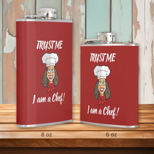Vrouwelijke Chef Heupfles