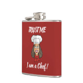 Vrouwelijke Chef Heupfles (Links)