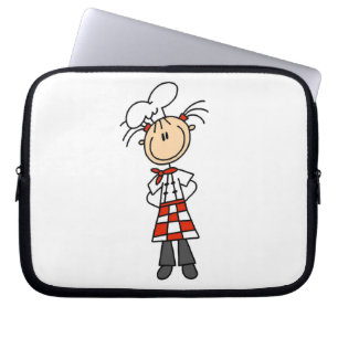Vrouwelijke Chef Laptop Sleeve