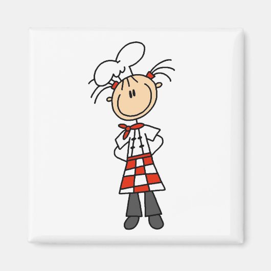 Vrouwelijke Chef Magneet (Voorkant)